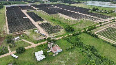 aerial view of hart solar farm aerial view of hart solar farm